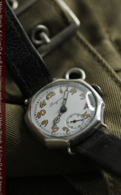 ロンジン 100年の風格漂う希少八角形の銀無垢アンティーク腕時計 【1916年頃】-W1661-13