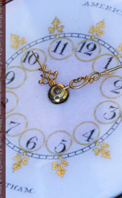 イニシャル『N』 出会いを待つウォルサムの銀無垢懐中時計 【1900年頃】-P2394-17