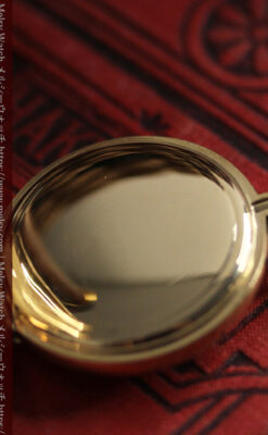 合計30石のダイヤとルビーが煌めく ウォルサムの金無垢アンティーク懐中時計 【1900年頃】-P2395-22