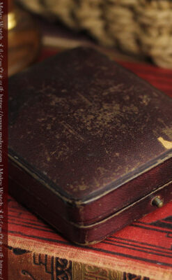 合計30石のダイヤとルビーが煌めく ウォルサムの金無垢アンティーク懐中時計 【1900年頃】-P2395-28