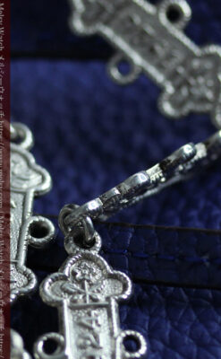 銀無垢アンティークチェーン 1910年から1931年のイヤープレート22枚-C0524-18