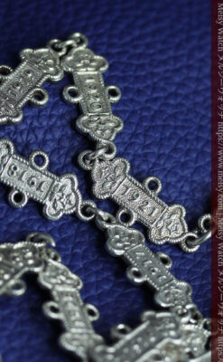 銀無垢アンティークチェーン 1910年から1931年のイヤープレート22枚-C0524-7