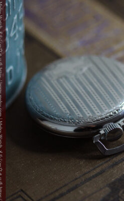 エルジンのケース装飾の綺麗なアンティーク懐中時計 【1900年頃】-P2396-8