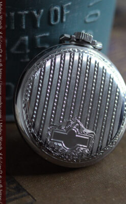 エルジンのケース装飾の綺麗なアンティーク懐中時計 【1900年頃】-P2396-9