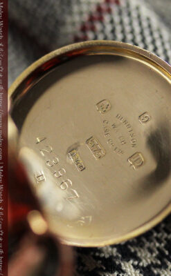 多面六角形の金無垢オメガ 見せたくなるアンティーク腕時計 【1928年頃】-W1662-15