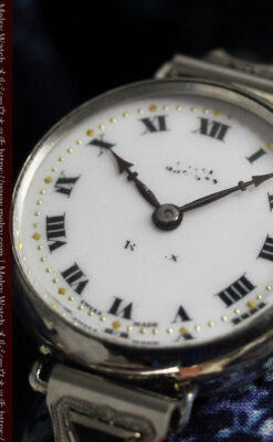 非常に珍しく希少なロレックス 銀無垢アンティーク腕時計 【1923年頃】-W1663-11