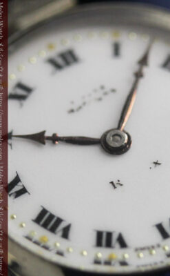 非常に珍しく希少なロレックス 銀無垢アンティーク腕時計 【1923年頃】-W1663-19