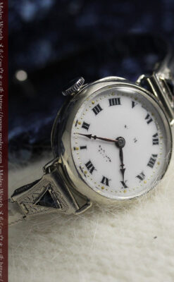 非常に珍しく希少なロレックス 銀無垢アンティーク腕時計 【1923年頃】-W1663-2