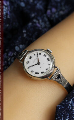 非常に珍しく希少なロレックス 銀無垢アンティーク腕時計 【1923年頃】-W1663-22