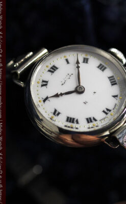 非常に珍しく希少なロレックス 銀無垢アンティーク腕時計 【1923年頃】-W1663-4