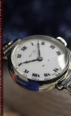 非常に珍しく希少なロレックス 銀無垢アンティーク腕時計 【1923年頃】-W1663-6