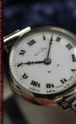 非常に珍しく希少なロレックス 銀無垢アンティーク腕時計 【1923年頃】-W1663-7