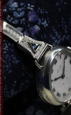 非常に珍しく希少なロレックス 銀無垢アンティーク腕時計 【1923年頃】-W1663-9