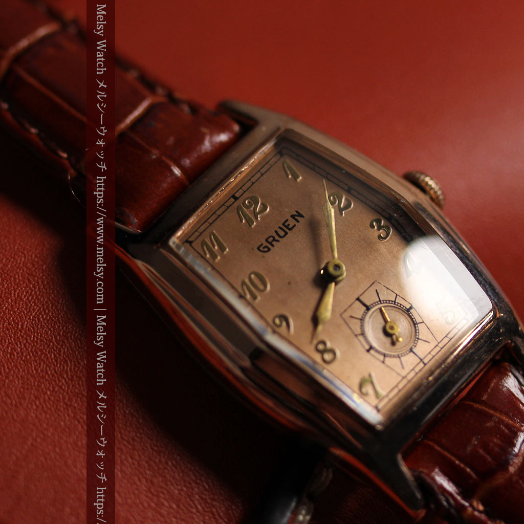 進化の歴史を楽しむグリュエンのアンティーク腕時計 【1940年頃】-W1667-9
