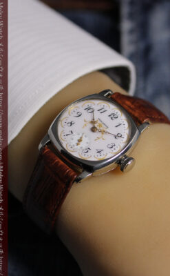 ウォルサムのアンティーク腕時計 美しく輝く針と文字盤の金模様 【1900年頃】-W1671-16