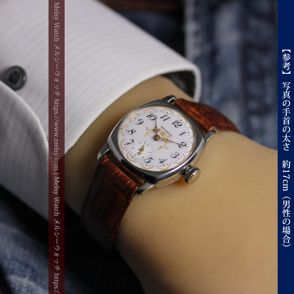 ウォルサムのアンティーク腕時計 美しく輝く針と文字盤の金模様 【1900年頃】-W1671-16