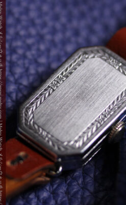 ブローバのレディース・品のある細身のアンティーク腕時計 【1931年頃】-W1674-10