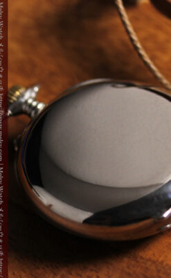 ロンジンの力強い雰囲気のアンティーク懐中時計 【1926年頃】ローマ数字-P2408-12