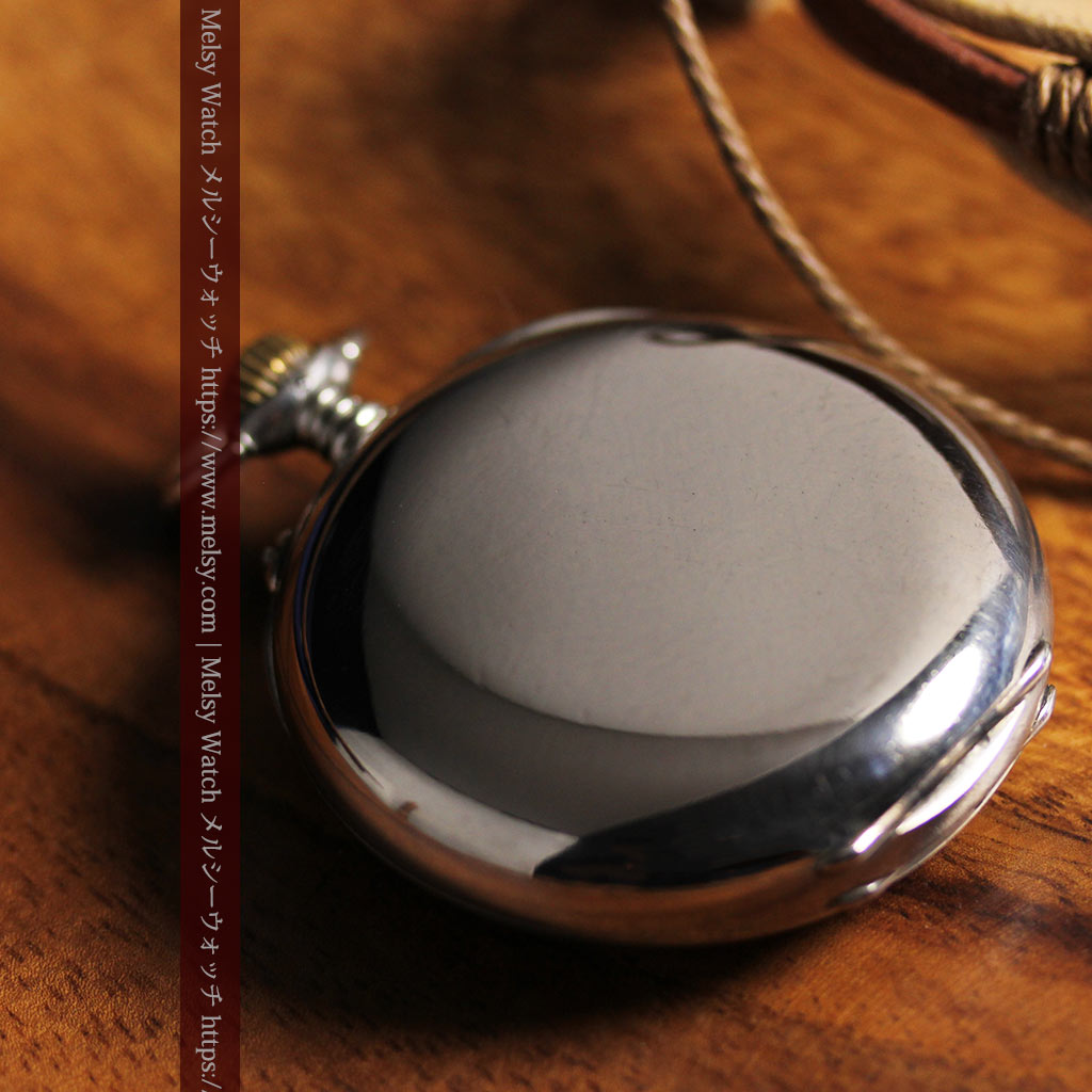 ロンジンの力強い雰囲気のアンティーク懐中時計 【1926年頃】ローマ数字-P2408-12