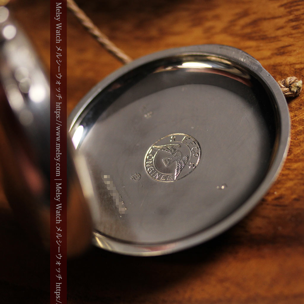 ロンジンの力強い雰囲気のアンティーク懐中時計 【1926年頃】ローマ数字-P2408-13