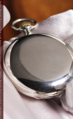 ロンジンの力強い雰囲気のアンティーク懐中時計 【1926年頃】ローマ数字-P2408-17