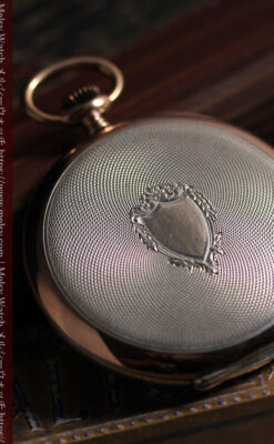 ショパール L.U.Cの上品な雰囲気ある銀無垢アンティーク懐中時計 【1920年頃】-P2410-8