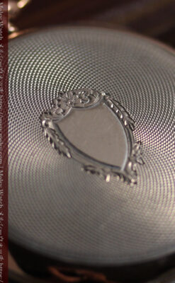 ショパール L.U.Cの上品な雰囲気ある銀無垢アンティーク懐中時計 【1920年頃】-P2410-9