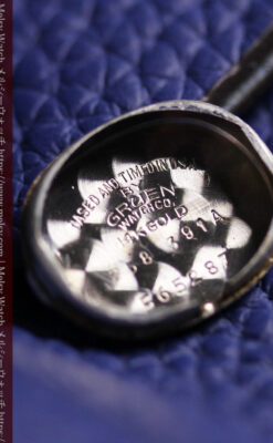 グリュエンのダイヤ装飾の美しい金無垢アンティーク腕時計 レディース 【1965年頃】-W1675-15