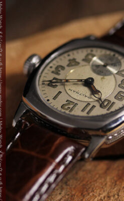 ウォルサムのアンティーク腕時計 軍用系 【1930年頃】経年を楽しむ-W1678-10