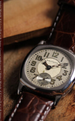 ウォルサムのアンティーク腕時計 軍用系 【1930年頃】経年を楽しむ-W1678-4