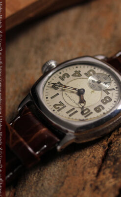 ウォルサムのアンティーク腕時計 軍用系 【1930年頃】経年を楽しむ-W1678-8
