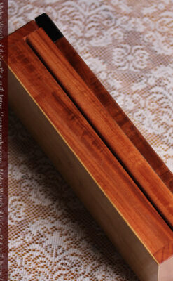 推定5000年前の希少材を使った木製のコレクションボックス 作家の特別製作品-A0333-16