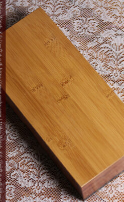 推定5000年前の希少材を使った木製のコレクションボックス 作家の特別製作品-A0333-17