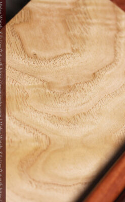 ユーカリの優しい色と模様の美しいレッドガム 手作り木製コレクションボックス・木箱-A0335-8