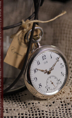 ショパール L.U.C 銀無垢アンティーク懐中時計 【1910年頃】LUCウォッチ-P2411-14