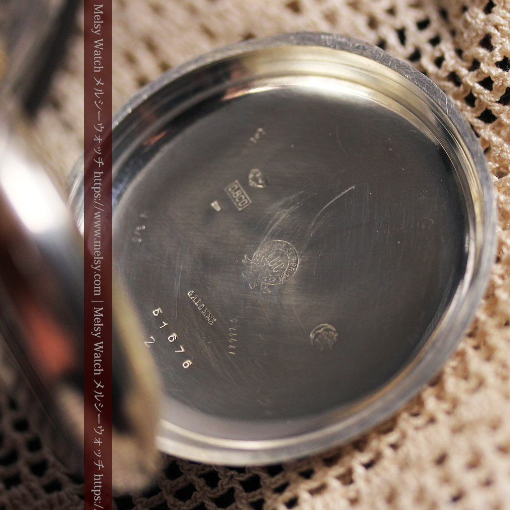 ショパール L.U.C 銀無垢アンティーク懐中時計 【1910年頃】LUCウォッチ-P2411-19