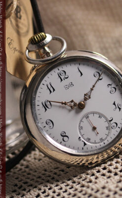 ショパール L.U.C 銀無垢アンティーク懐中時計 【1910年頃】LUCウォッチ-P2411-4
