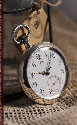 ショパール L.U.C 銀無垢アンティーク懐中時計 【1910年頃】LUCウォッチ-P2411-5