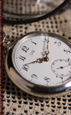 ショパール L.U.C 銀無垢アンティーク懐中時計 【1910年頃】LUCウォッチ-P2411-7