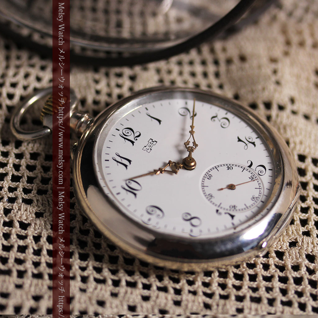 ショパール L.U.C 銀無垢アンティーク懐中時計 【1910年頃】LUCウォッチ-P2411-7