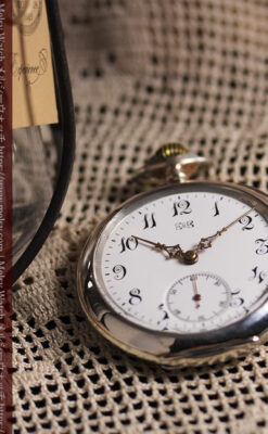 ショパール L.U.C 銀無垢アンティーク懐中時計 【1910年頃】LUCウォッチ-P2411-8