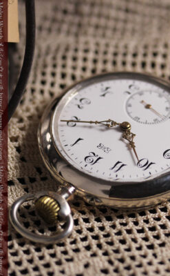 ショパール L.U.C 銀無垢アンティーク懐中時計 【1910年頃】LUCウォッチ-P2411-9