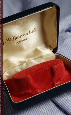 英国ベンソンの昭和レトロなカレンダー付自動巻き腕時計 【1970年頃】-W1682-14