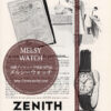ゼニス広告 【1954年頃】 時計を検査する技師と腕時計-M3389