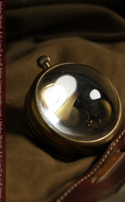 ゼニスの英国空軍の軍用懐中時計 MARK V 特殊球体ケース【1925年頃】360g-P2412-12