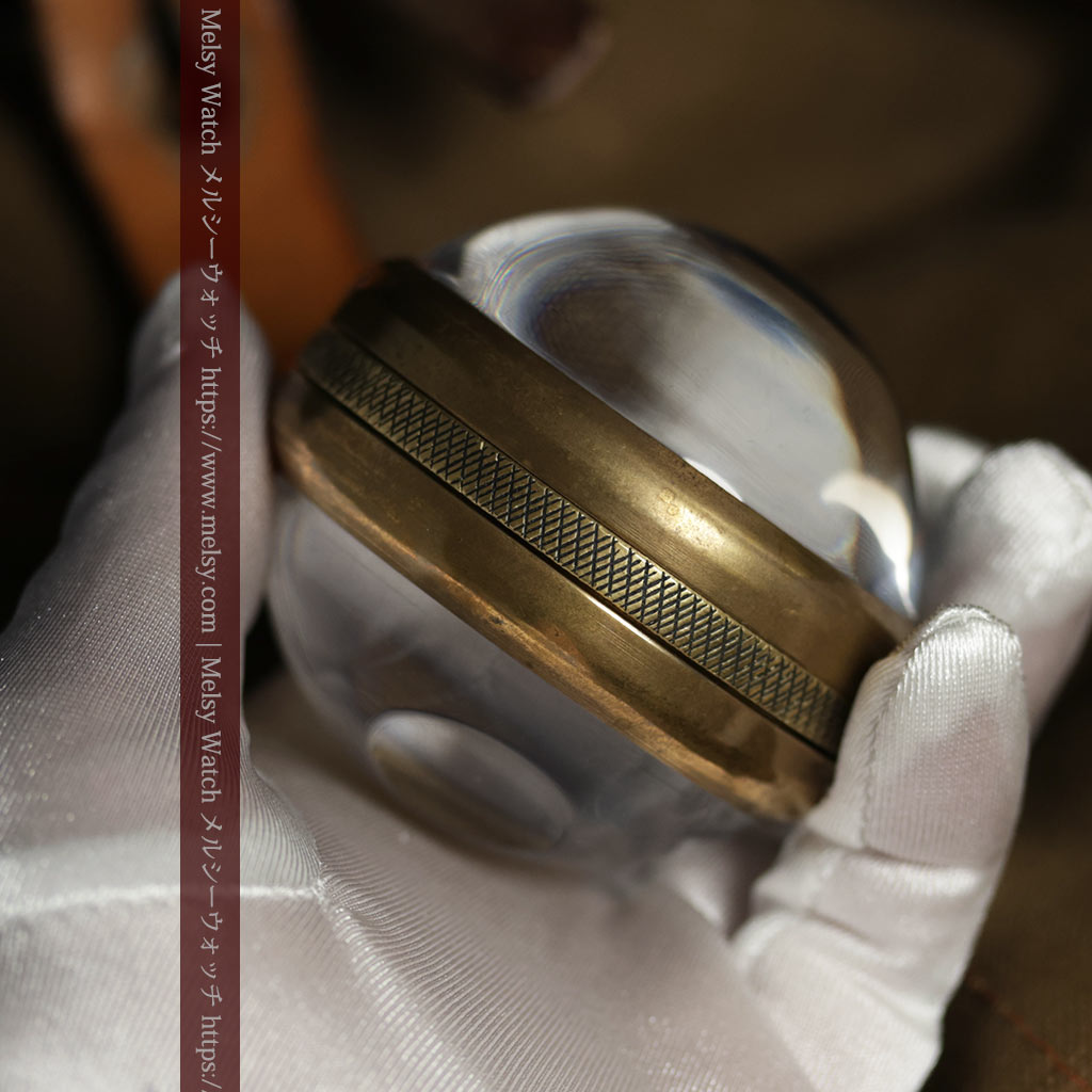 ゼニスの英国空軍の軍用懐中時計 MARK V 特殊球体ケース【1925年頃】360g-P2412-20