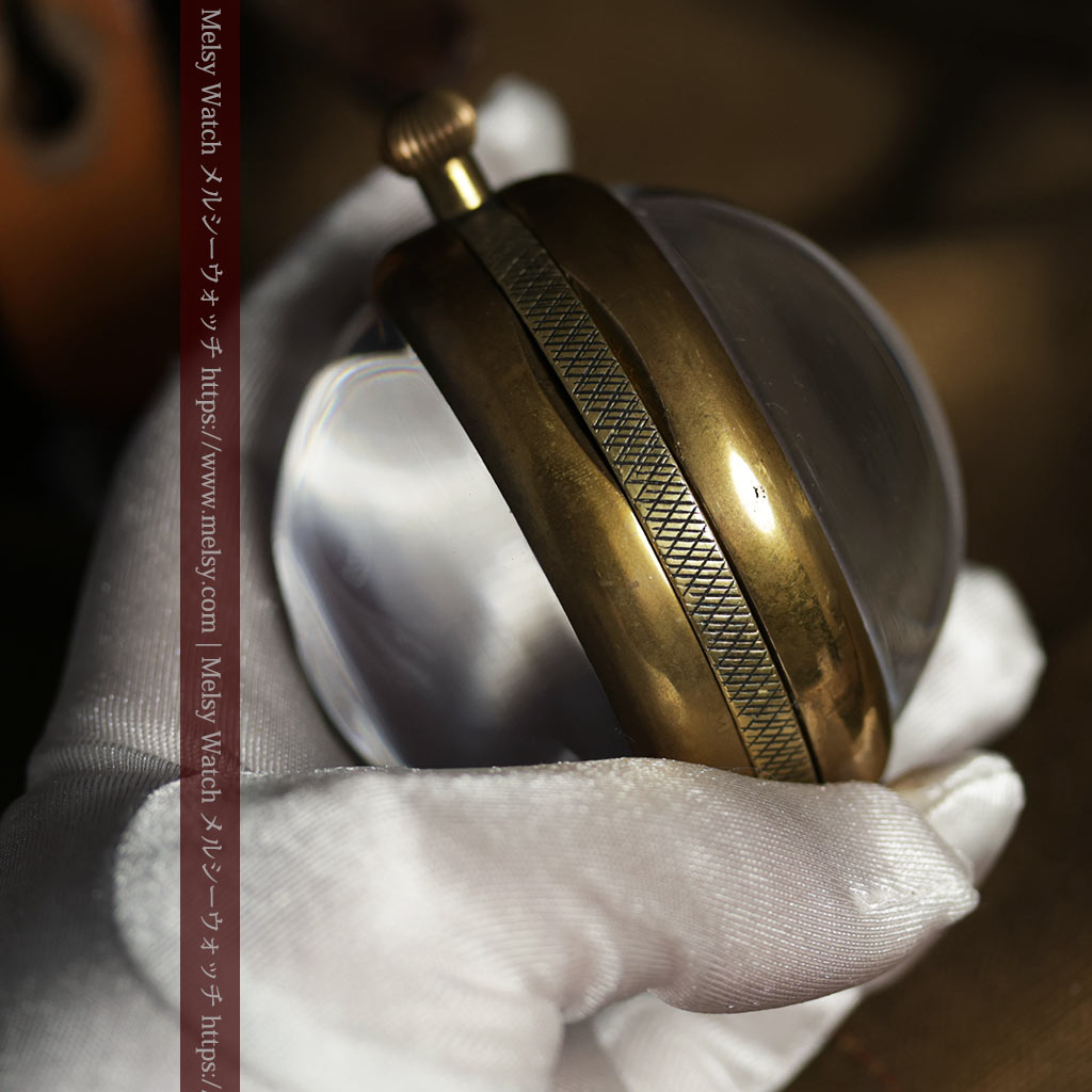 ゼニスの英国空軍の軍用懐中時計 MARK V 特殊球体ケース【1925年頃】360g-P2412-21