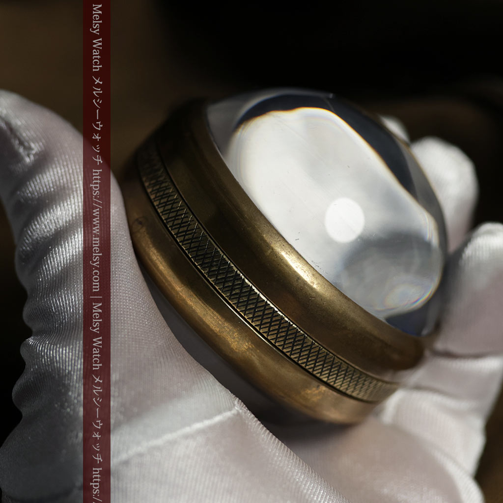 ゼニスの英国空軍の軍用懐中時計 MARK V 特殊球体ケース【1925年頃】360g-P2412-23