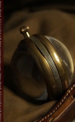 ゼニスの英国空軍の軍用懐中時計 MARK V 特殊球体ケース【1925年頃】360g-P2412-5