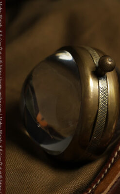 ゼニスの英国空軍の軍用懐中時計 MARK V 特殊球体ケース【1925年頃】360g-P2412-6